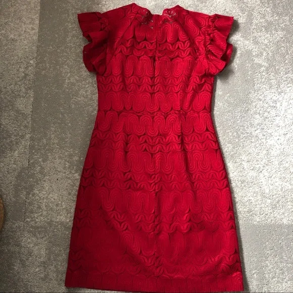 NWT Trina Turk Mai Tai Lace Dress - Picture 3 of 13